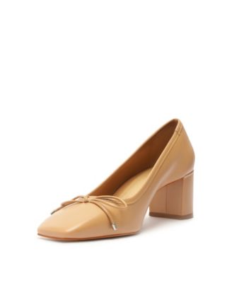 Women's Arissa Square Toe Mid Block Pumps