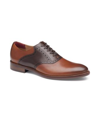 saddle brown dress shoes Martin Black Calf Saddle Oxford main image 1