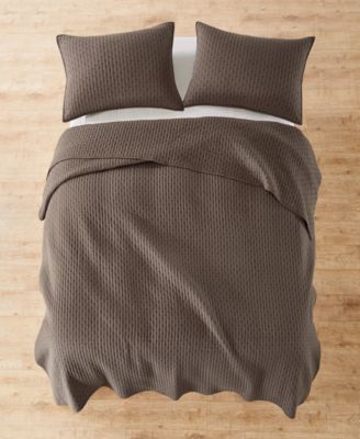 Cross Stitch Reversible 3-Pc. Bedspread Set, Full