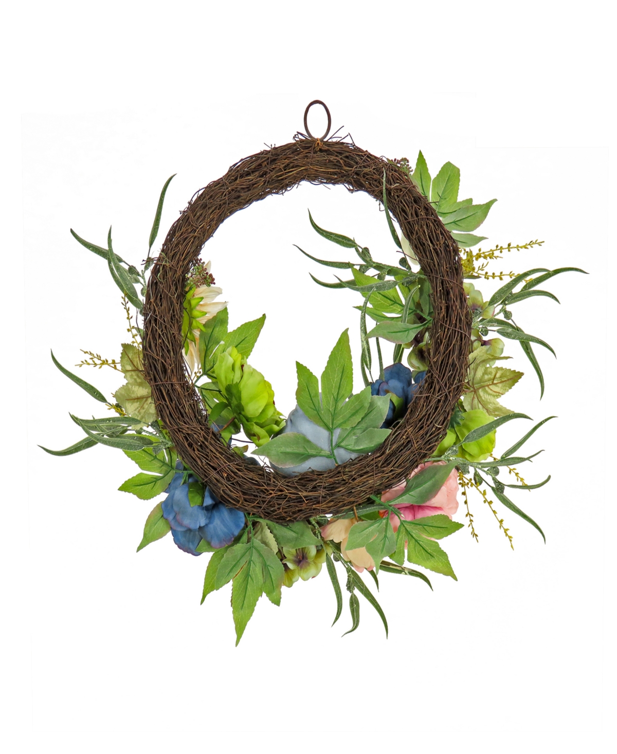 National Tree Company 22" Harvest Wreath Decoration In Green