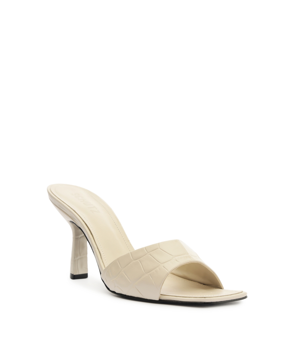 Shop Schutz Women's Posseni High Stiletto Sandals In Black