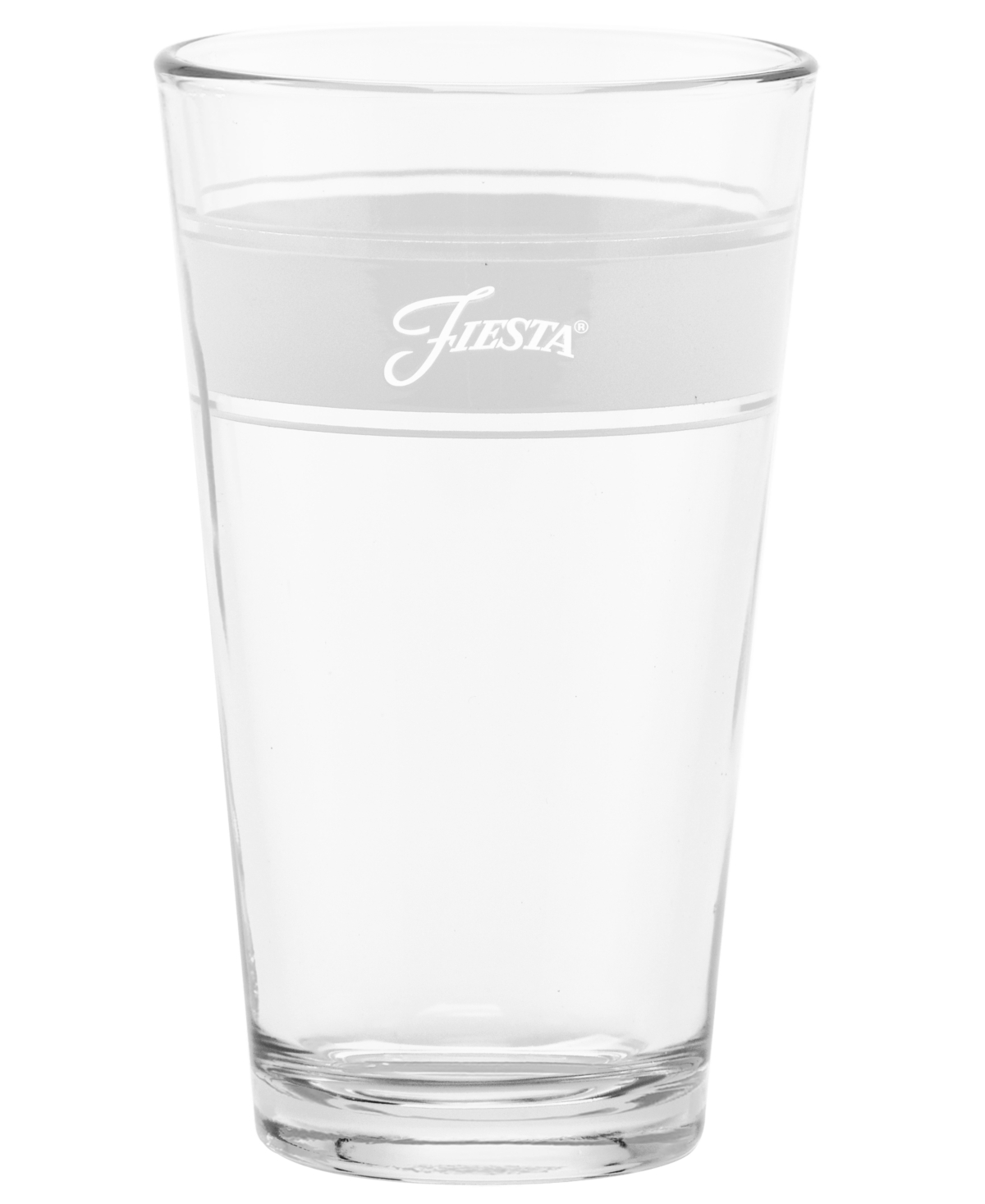 Fiesta Coastal Blues Frame 16-ounce Tapered Cooler Glass Set Of 4 In Sky