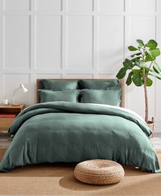 Washed Linen Solid Duvet Cover, Twin/Twin XL
