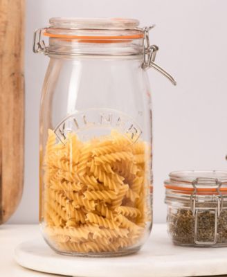 Set of 3 Round Clip Top Jars