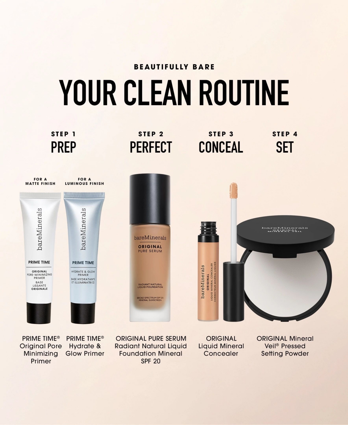 bareMinerals Original Pure Serum Radiant Liquid Foundation Spf 20 - Deep Neutral 5