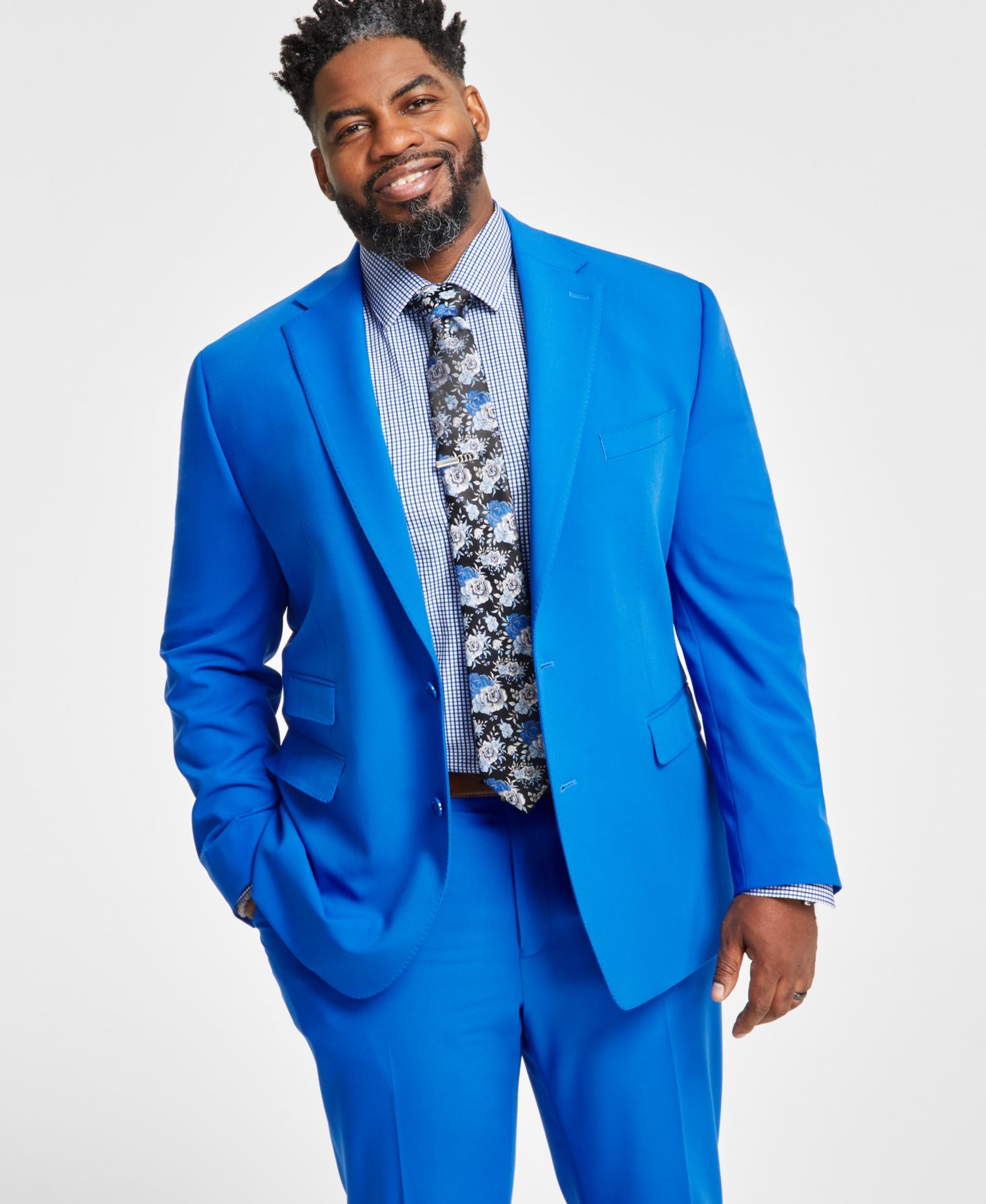 Men's Classic-Fit Solid Suit Separate Jacket - Macy's