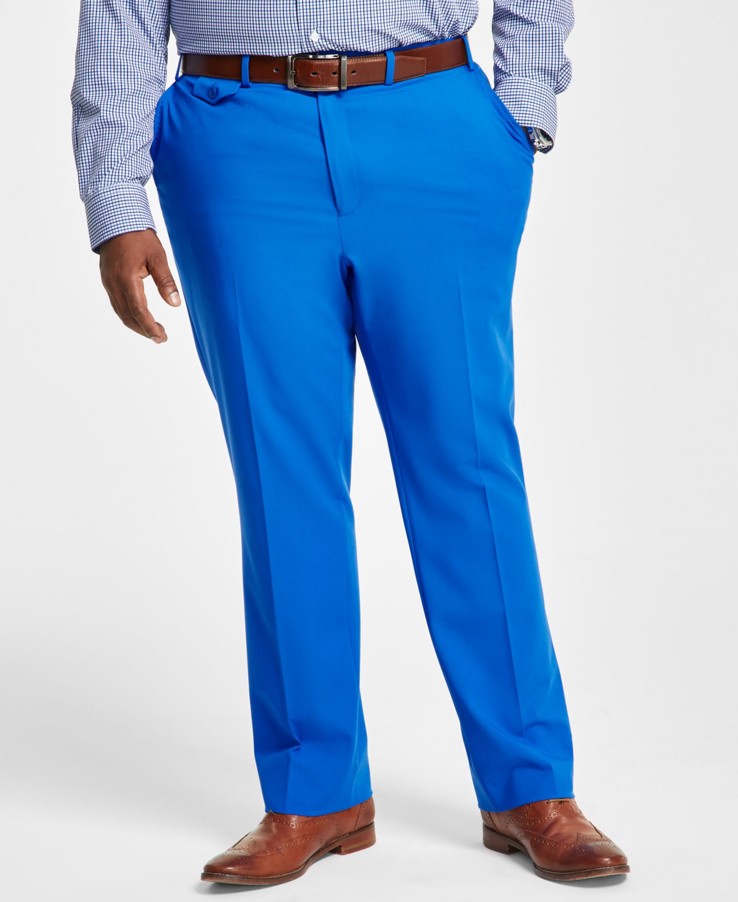Men's Classic-Fit Solid Suit Separate Pant - Macy's