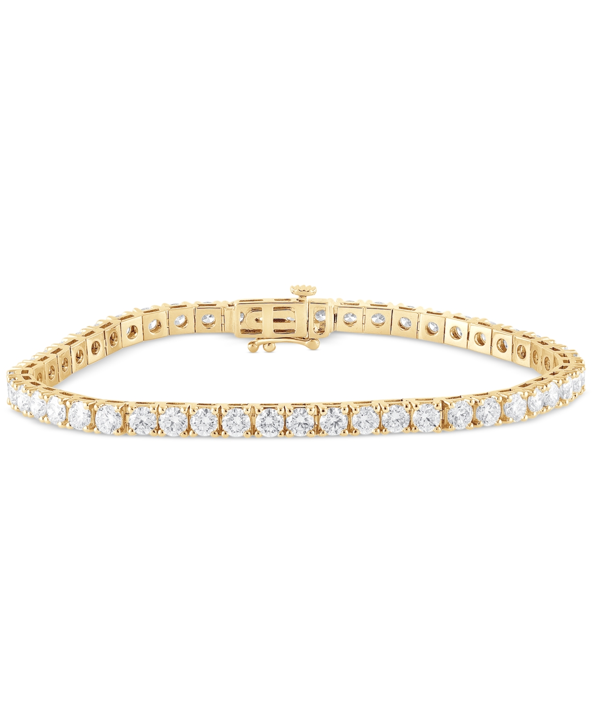 Badgley Mischka Lab Grown Diamond Tennis Bracelet (7 ct. t.w.) in 14k White, Yellow or Rose Gold