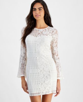 GUESS Women's Nicki Lace Mini Dress
