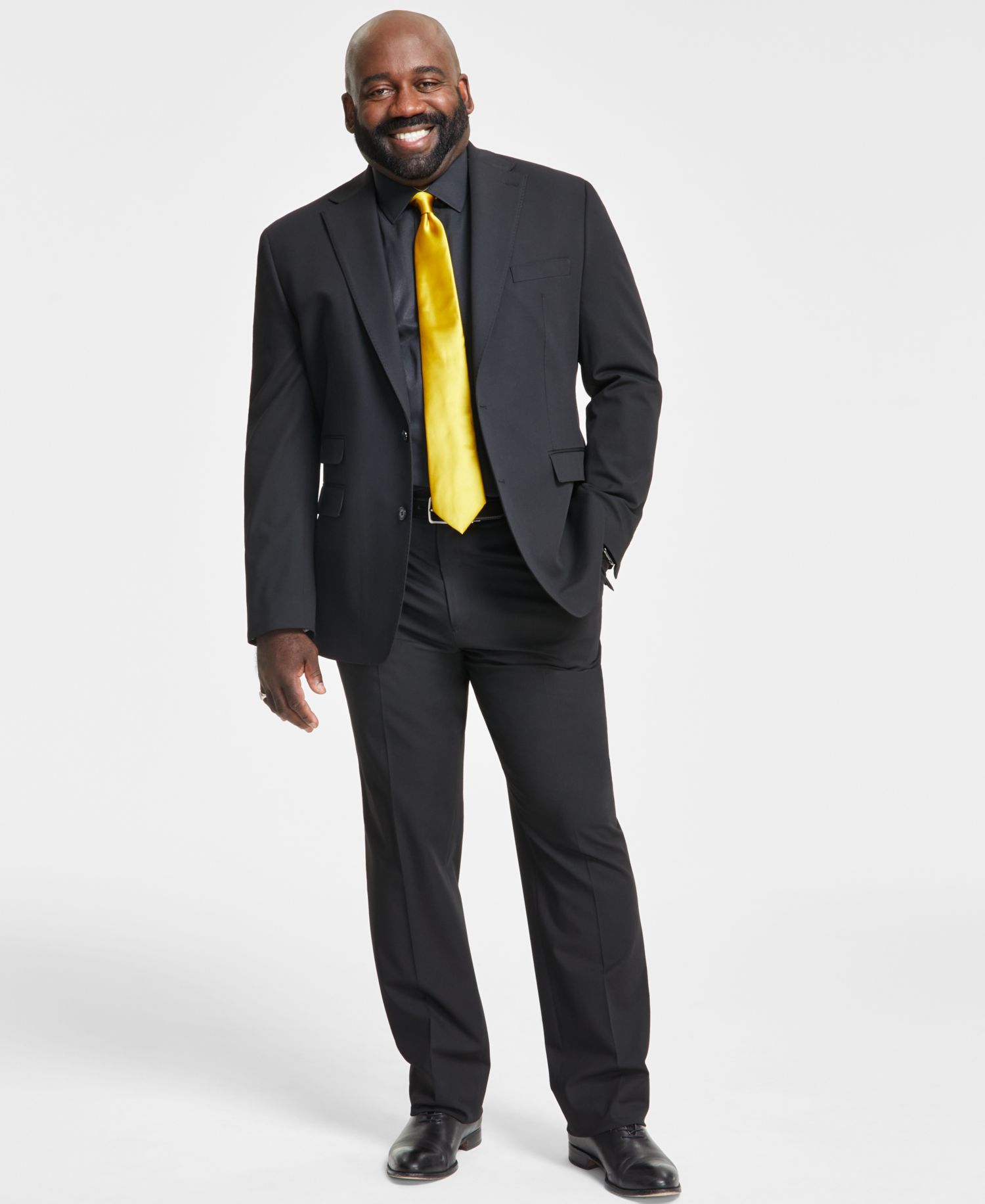 Men's Classic-Fit Solid Suit Separate Jacket