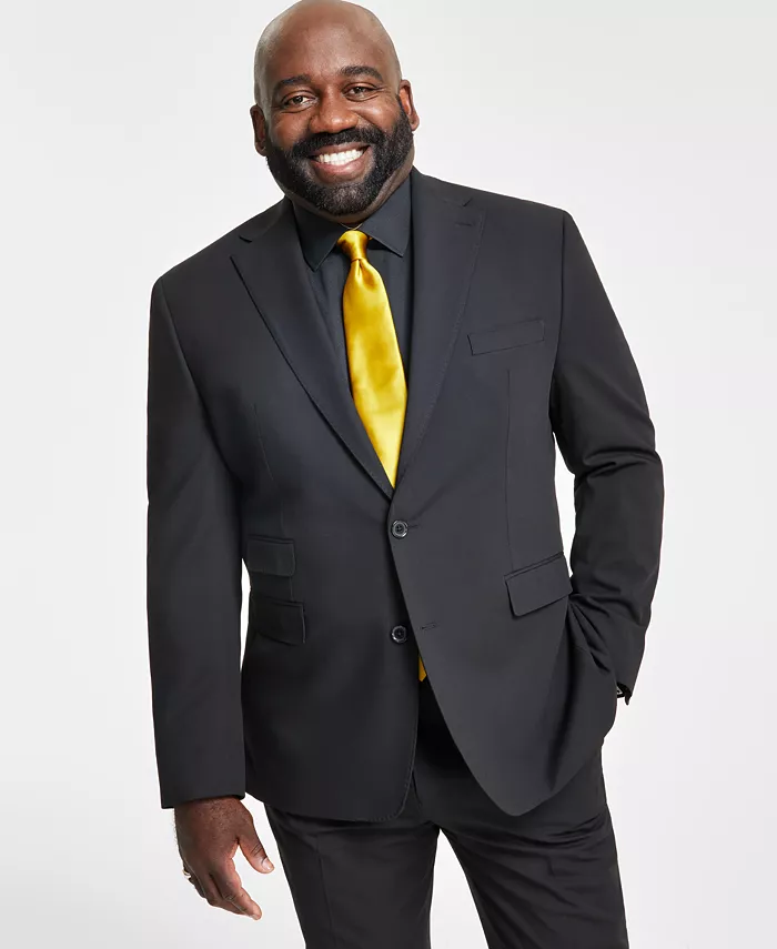 Men's Classic-Fit Solid Suit Separate Jacket - thumbnail 4