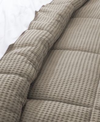 Mills Waffle Textured 3-Pc. Comforter Set, King/California King