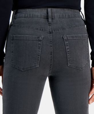 Petite High-Rise Natural Straight-Leg Jeans, Petite & Petite Short