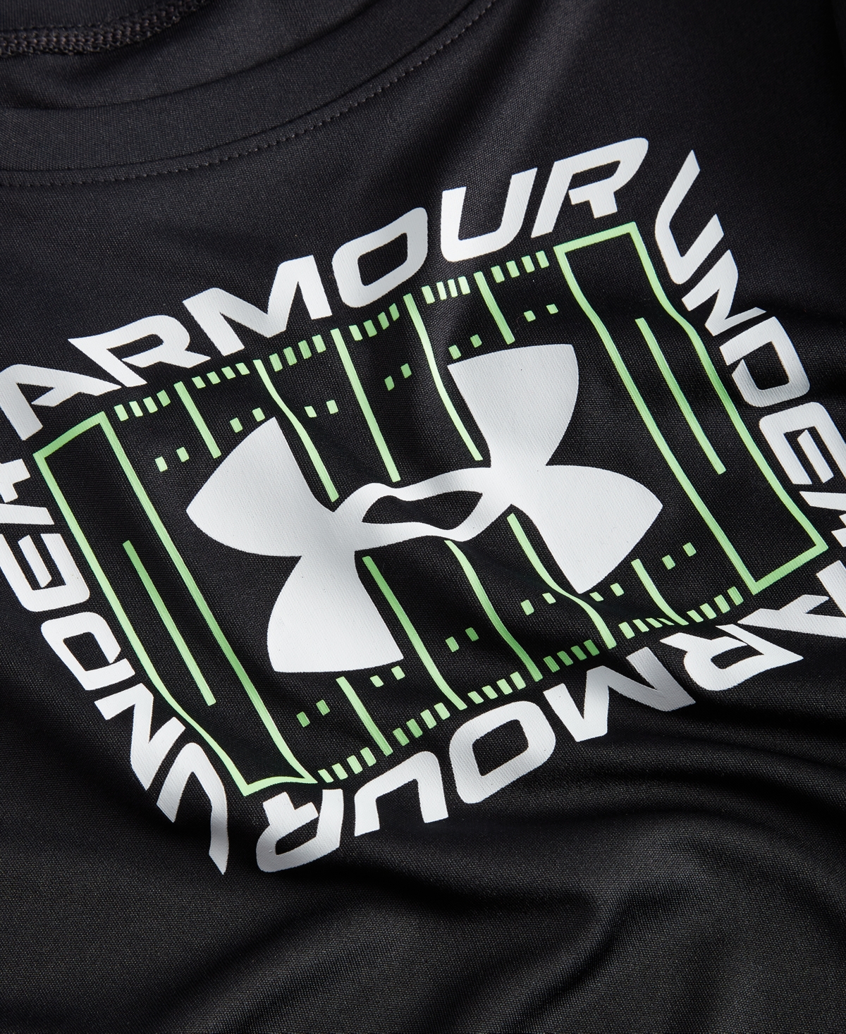Under Armour Toddler & Little Boys 2-Pc. Touchdown Logo Graphic Performance T-Shirt & Brushed Fleece Joggers Set
