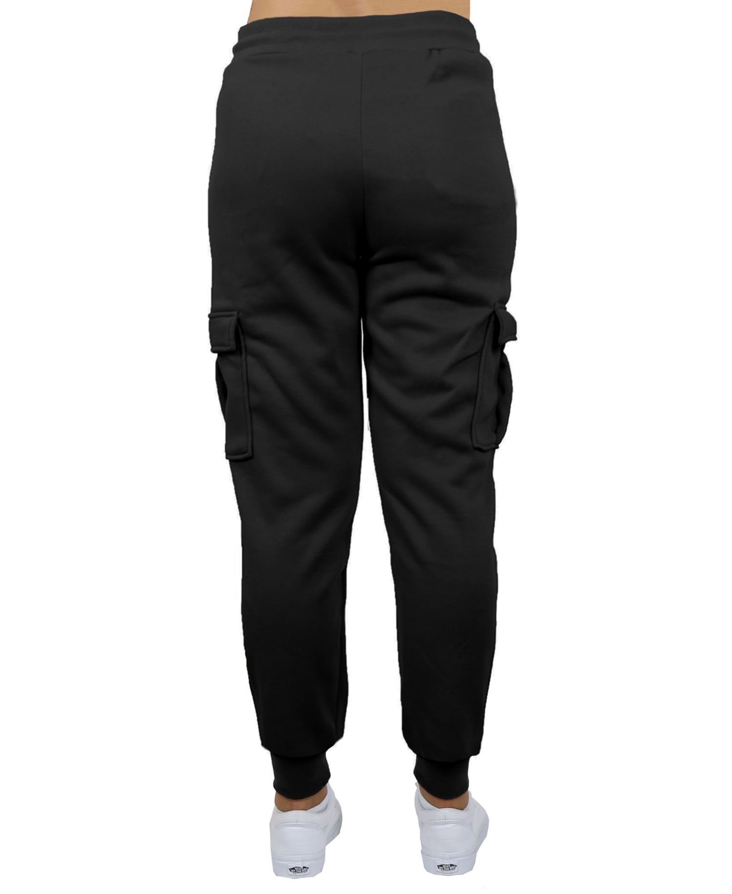 Women's Heavyweight Loose Fit Fleece-Lined Cargo Jogger Pants