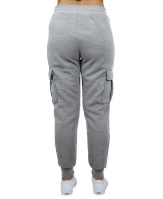 Women's Heavyweight Loose Fit Fleece-Lined Cargo Jogger Pants
