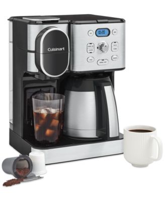 Coffee Center 10-Cup Thermal Coffeemaker and Single-Serve Brewer, SS-21 