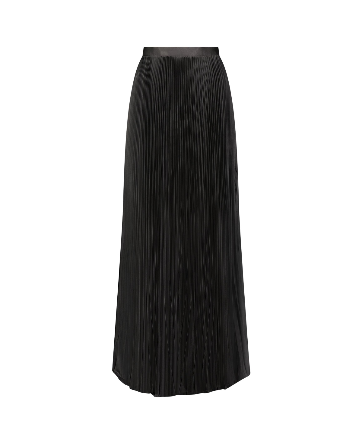 Mac Duggal Women's Long Pleated Satin Evening Skirt