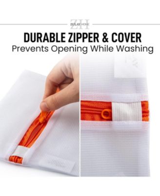 3 Pack Mesh Laundry Bags for Delicates - Reusable Mesh Laundry Bags for Washing Machine