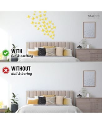 3D Removable Butterfly Wall Decor with 3 Wing Designs - 24pcs