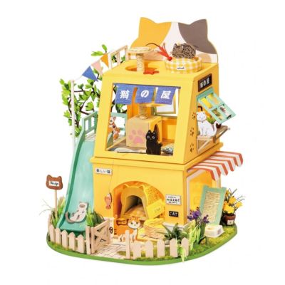 DIY 3D House Puzzle - Cat House 188 pieces