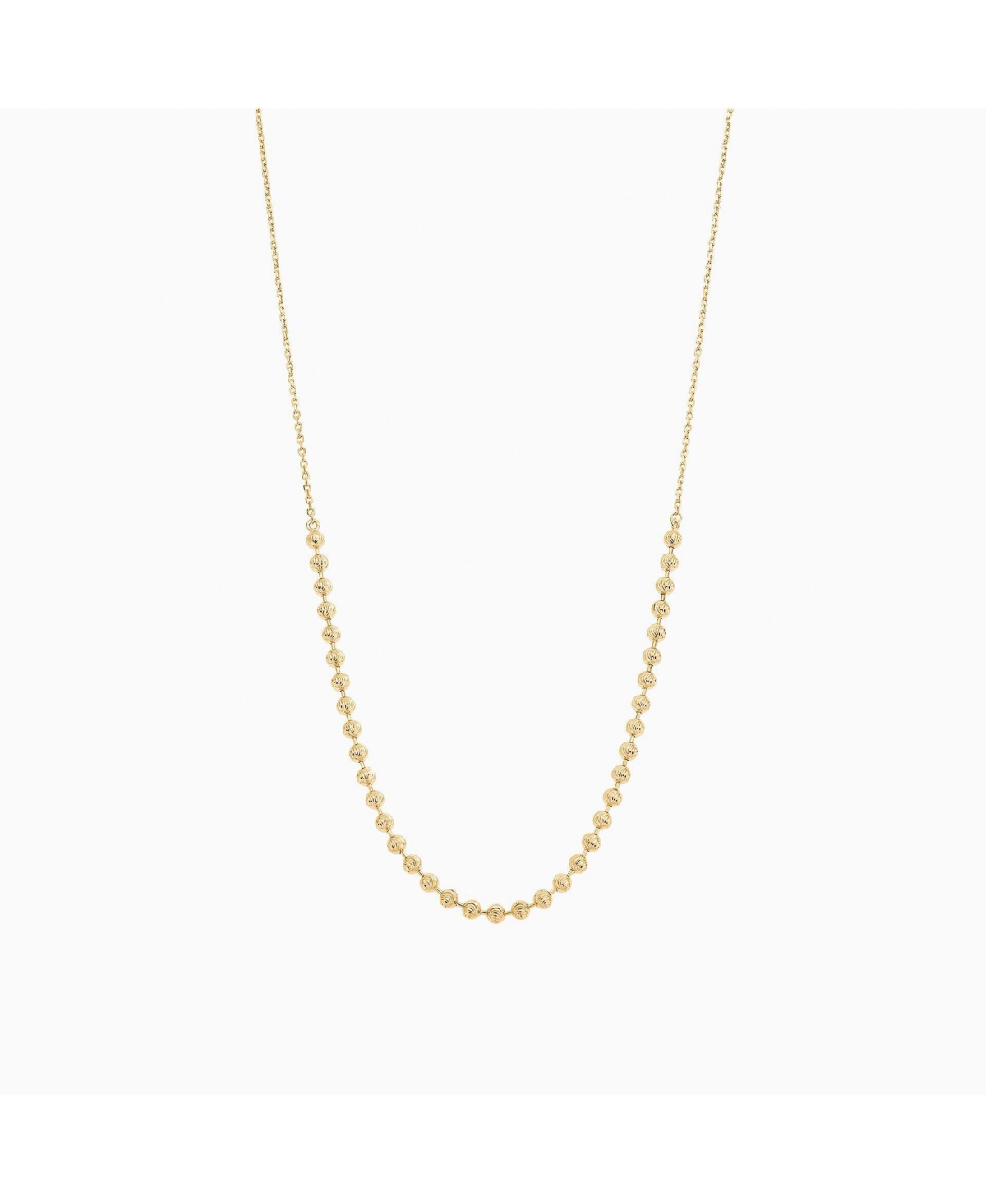Brigitte Ball Chain Necklace - Gold
