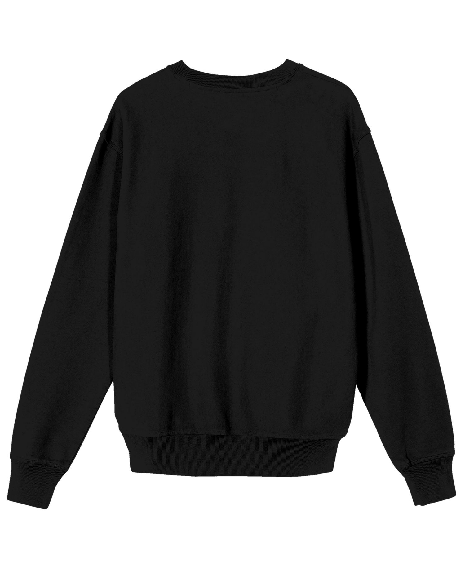 Boys Bioworld Graffiti Portrait Youth Black Crew Neck Sweatshirt