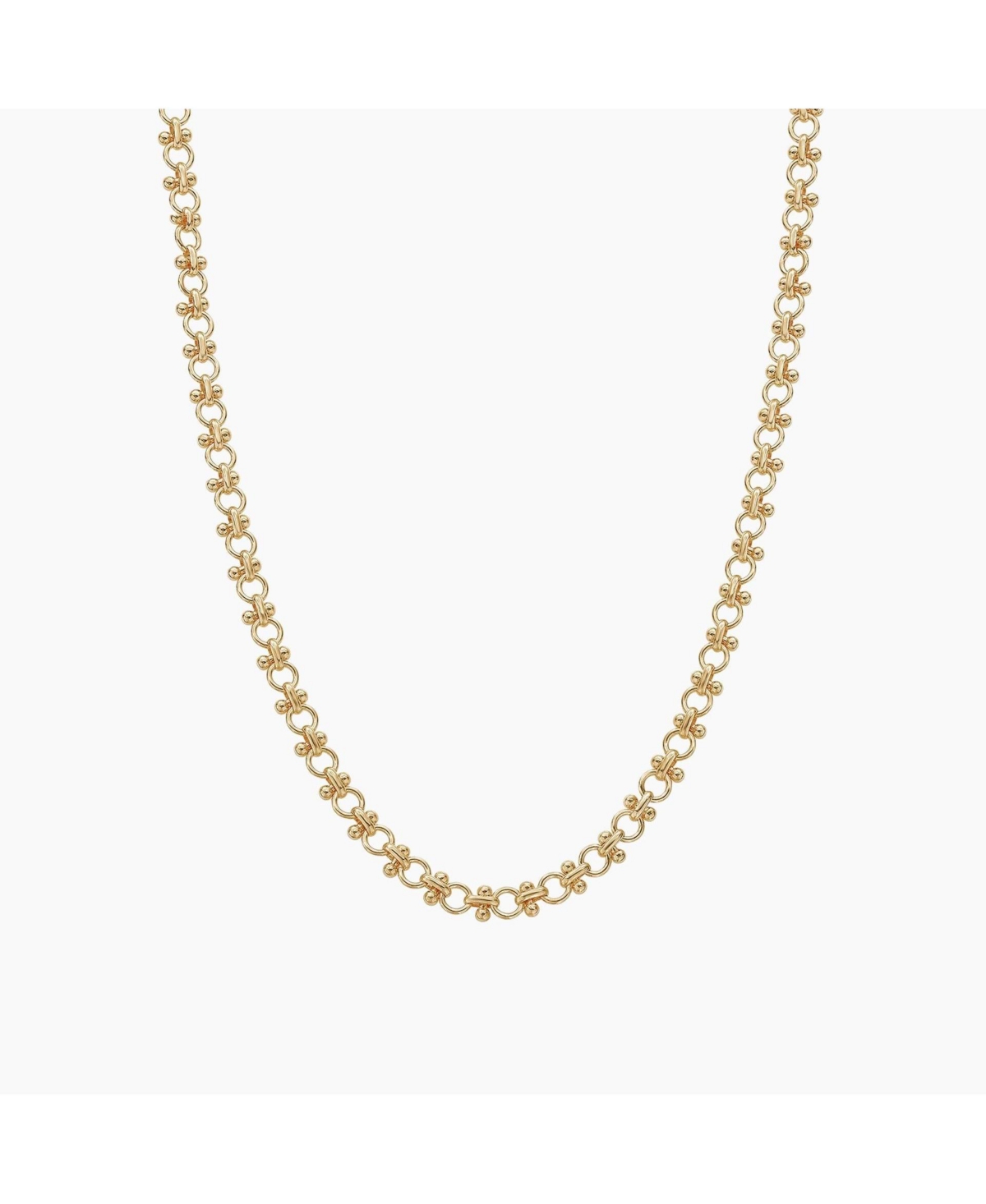 Lattice Chain Necklace - Gold