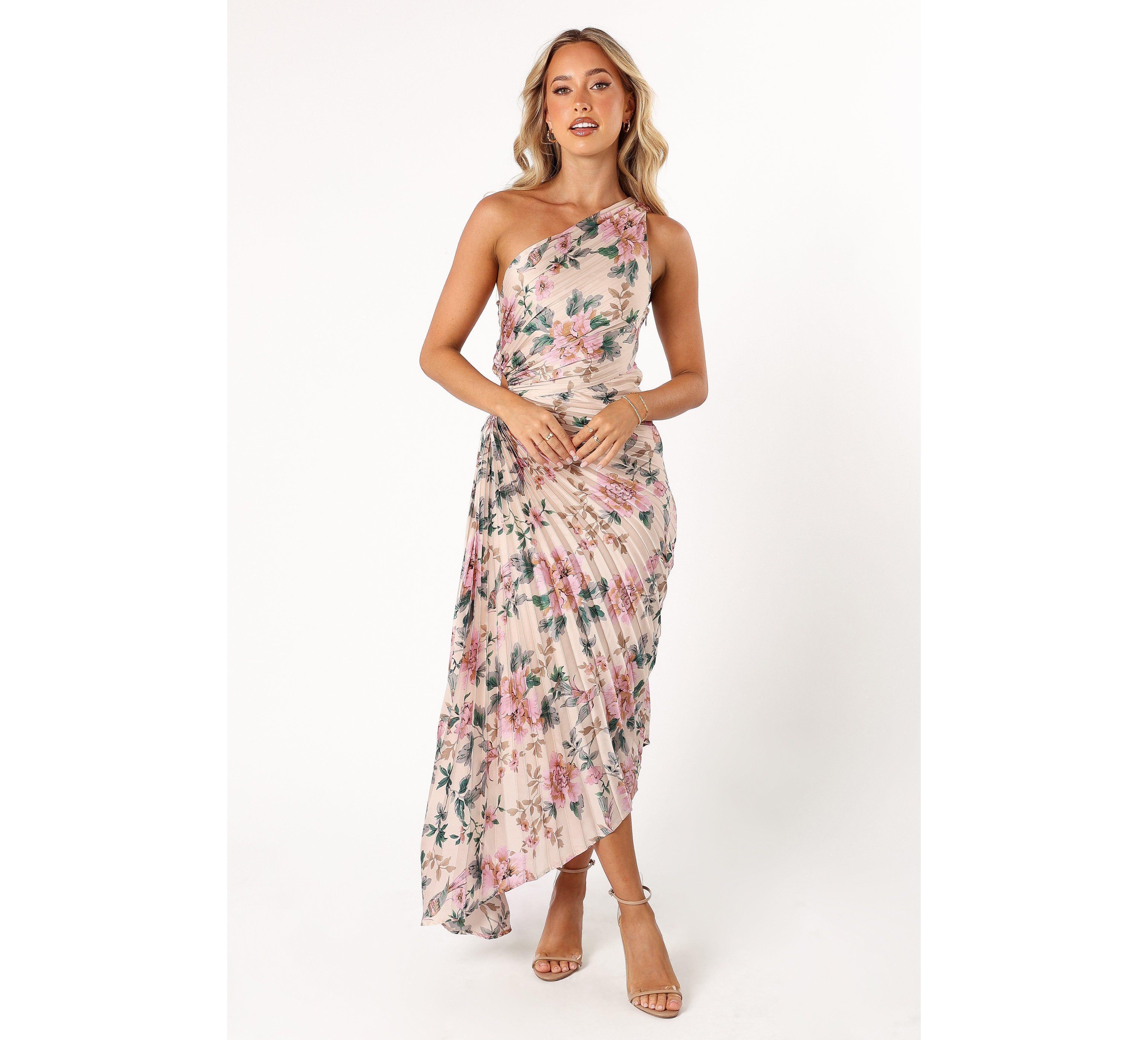 Petal and Pup Women's Kleo One Shoulder Maxi Dress