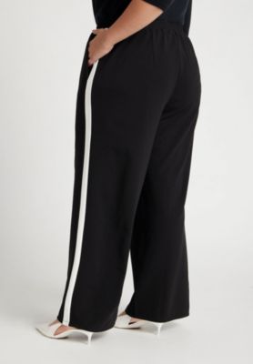 Women's Plus Size Track Pant With Side Stripe
