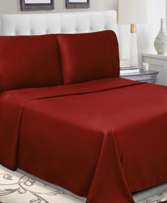 300-Thread Count Crisp Cotton Percale Deep Pocket 4-Pc. Sheet Set, Full