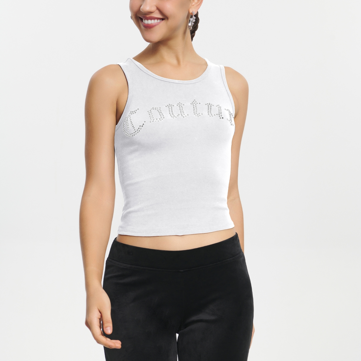 Juicy Couture Women's Big Bling Couture Tank Top
