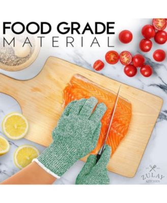 Cut Resistant Gloves Food Grade Level 5 Protection - Comfortable Safety Cut Resistant Work Gloves
