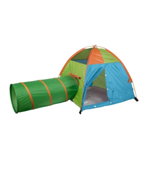 Детские игрушки Pacific Play Tents Color Wave 2-Piece Tent and Tunnel Set, Ages 3+, цвет: Разноцветный