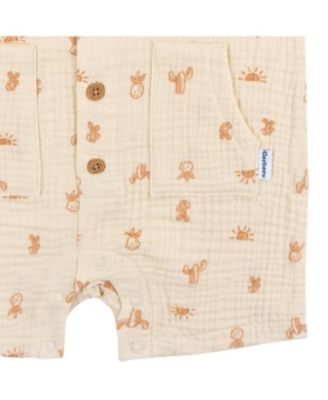 Baby Boys Hooded Romper