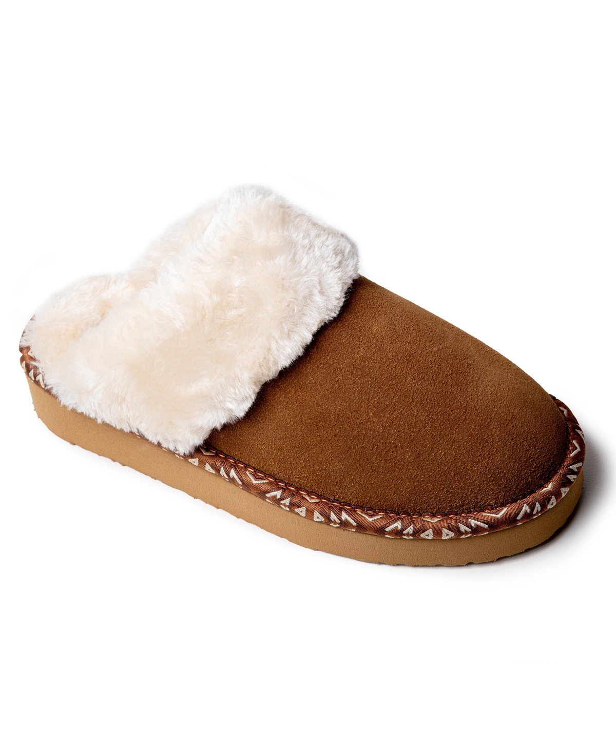 Minnetonka Women's Cerise Plush Slippers