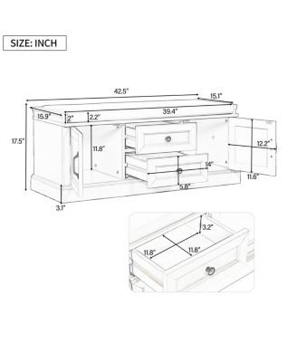 Multipurpose Storage Bench with Cushion