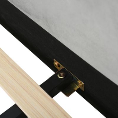 Upholstered Mother & Child Bed Set with Desk & Stool