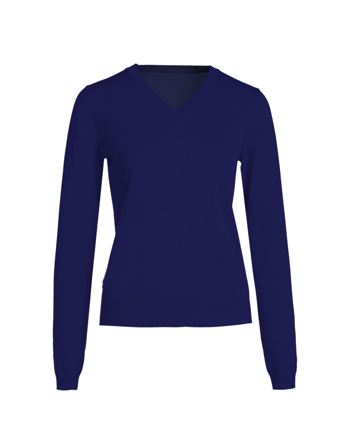 Women's Bellemere Silk Cashmere V Neck Long Sleeves T Shirt - Blue