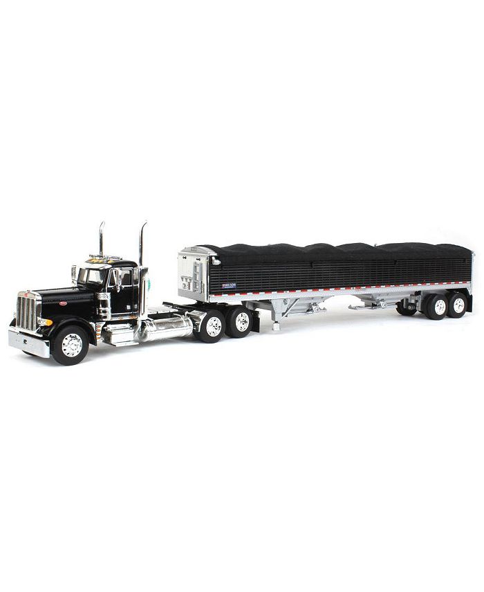 First Gear DCP 1/64 Black Peterbilt Day Cab with Black Wilson ...