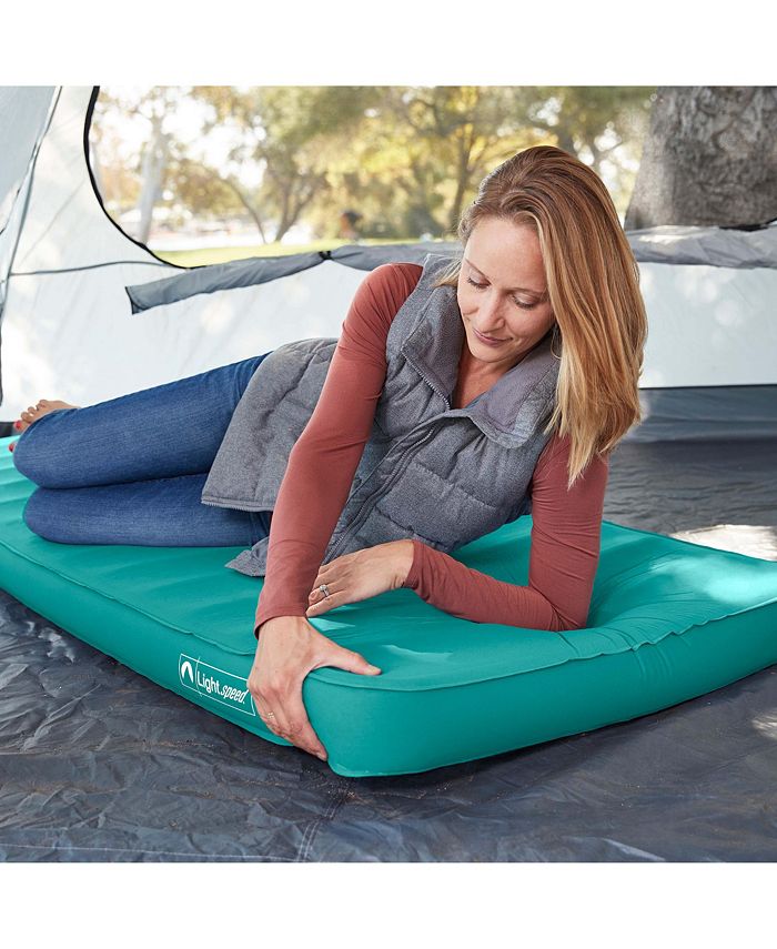 ECR4Kids Lightspeed Outdoors ECO 3D Deluxe Flexform Sleep Pad, Sleeping