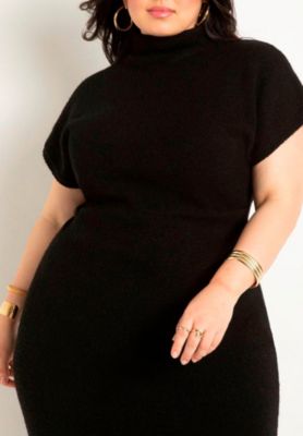 Women's Short Sleeve Sweater Dress