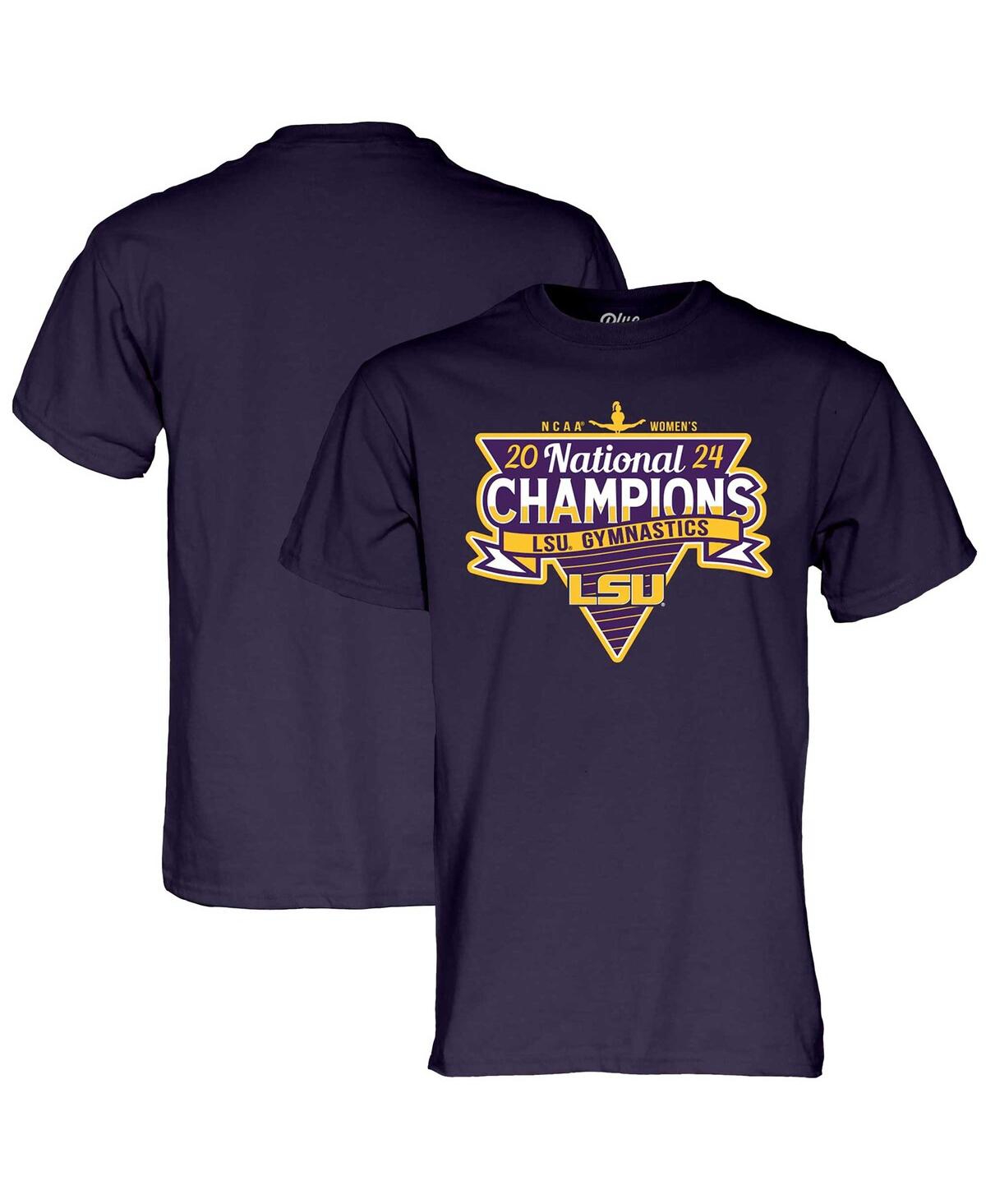 Men's & Women's Purple Lsu Tigers 2024 Ncaa Women's Gymnastics National Champions T-Shirt - Purple