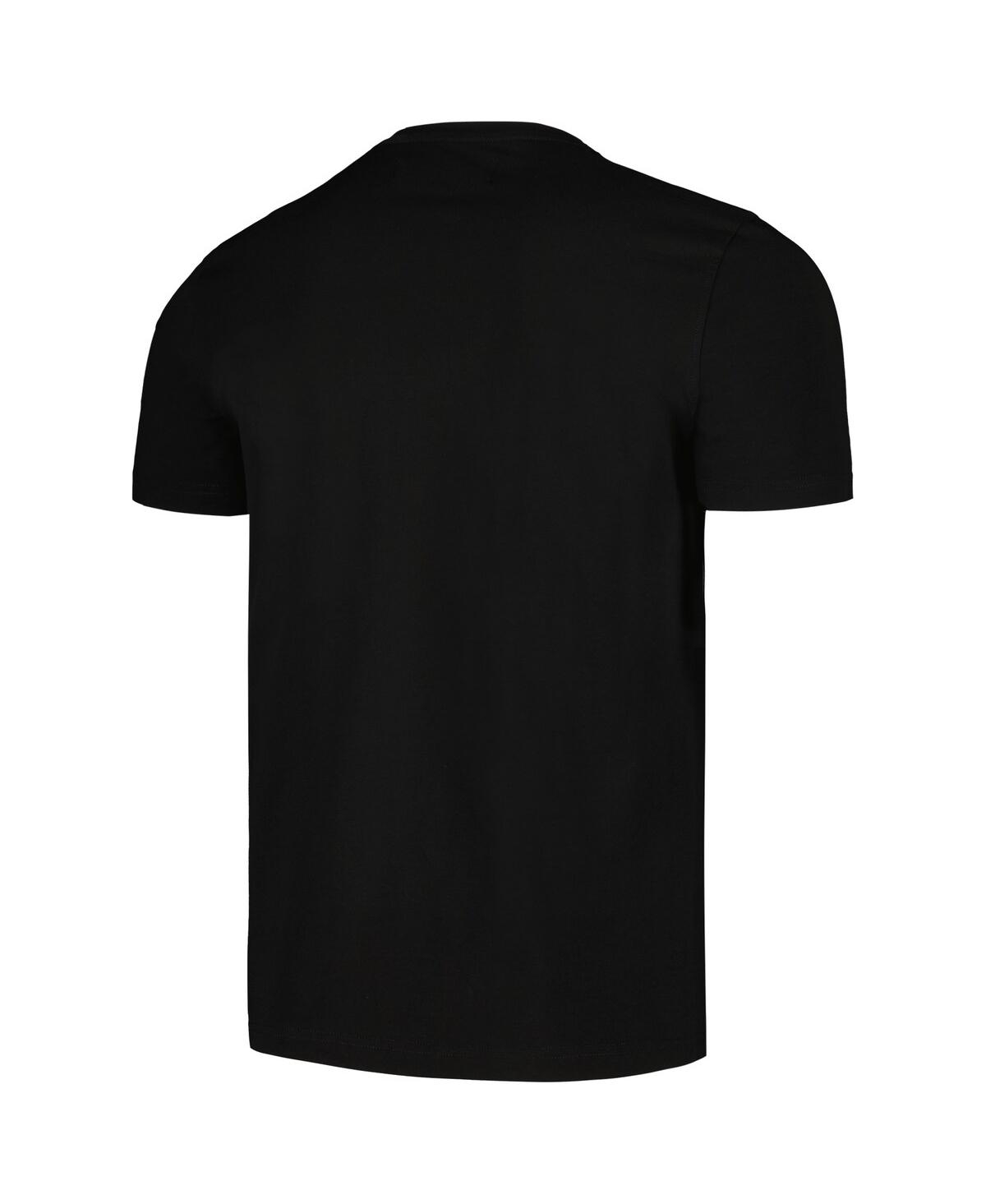 Freeze Max Men's Black Peanuts Snoopy Donuts T-shirt In Black