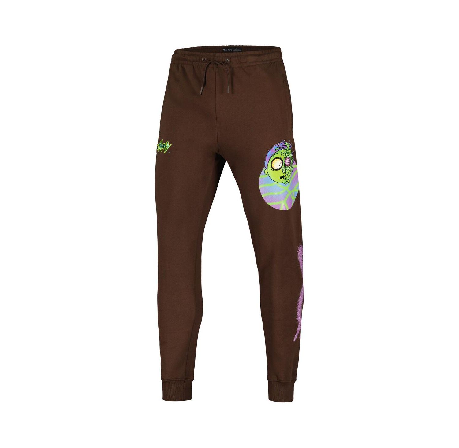 Men's Brown Rick And Morty Morty Jogger Pants