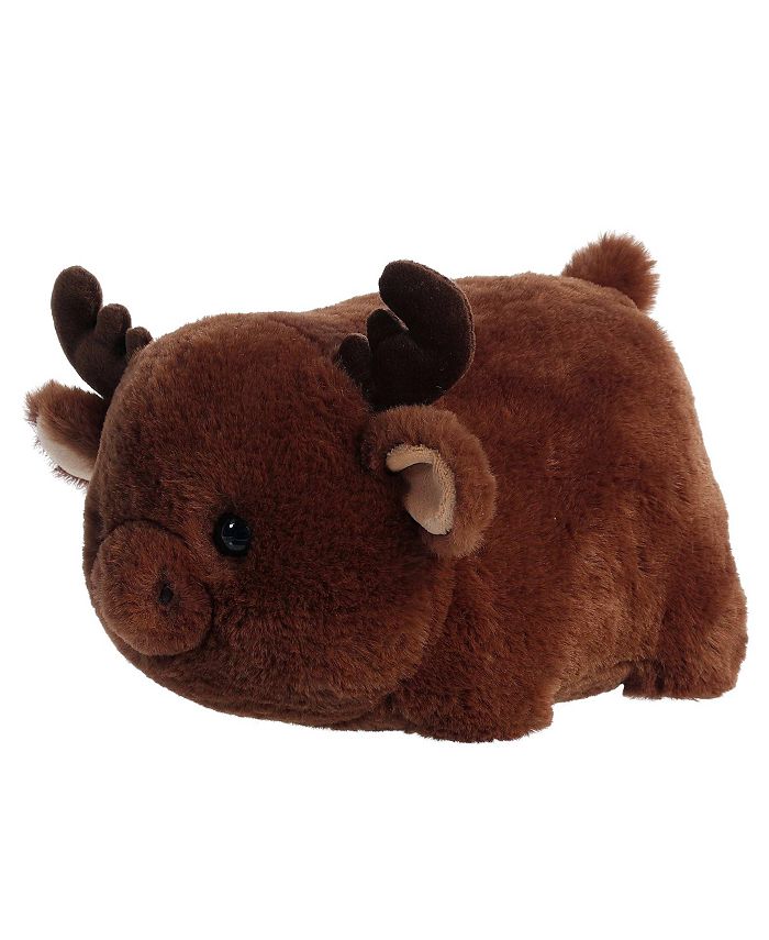 Aurora Medium Morty Moose Spudsters Adorable Plush Toy Brown 10" - Macy's