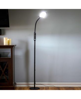 Litespan 56" LED 2-in-1 Gooseneck Adjustable Floor or Desk Lamp