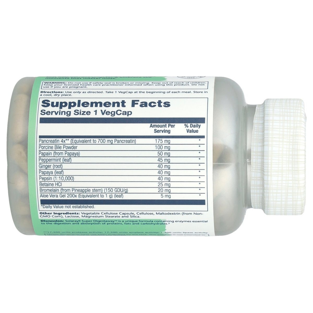 Solaray Super Digestaway - VegCaps - Assorted Pre-pack (See Table 9