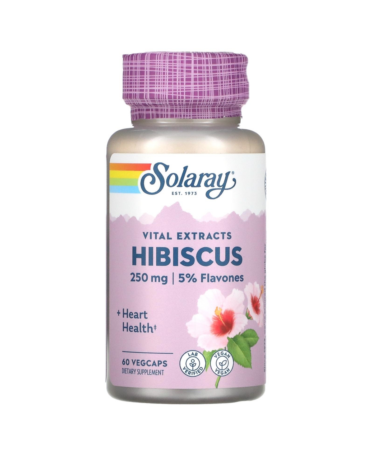 Hibiscus Vital Extract 250 mg - 60 Vegcaps - Assorted Pre-pack (See Table