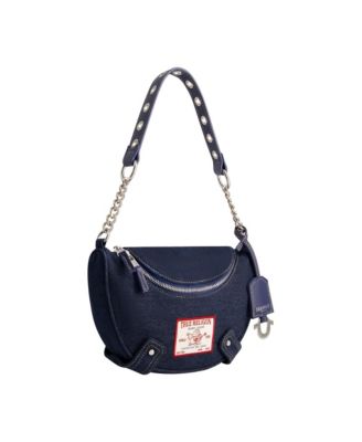Chain Handle Denim Hobo